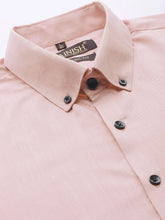 Indian Needle Men's Solid Formal Cotton Shirt-SF-792Magenta